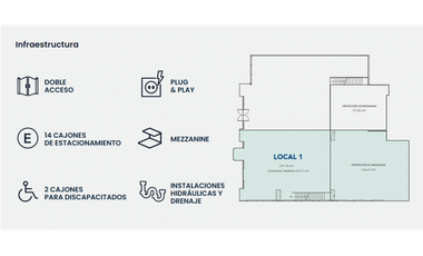 Local comercial en Venta, Torre Mirall, Chepevera Monterrey, N.L.