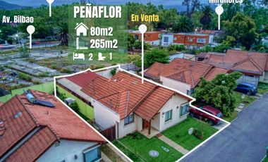Venta de casa en Peñaflor - mejor barrio de la comuna