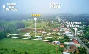 Terreno en venta en Colbún - caben 7 sitios de 300m2