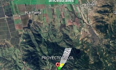 PARCELAS A 5 MINUTOS DE LOLOL HERMOSA VISTA