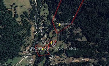 Su refugio en Liquiñe en plena cordillera