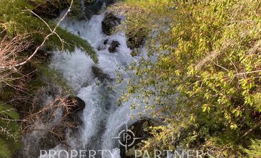 Su refugio en Liquiñe en plena cordillera