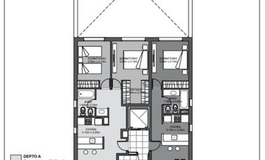VENTA DEPTO 1 DORMIT C/BALCÓN FRENTE. MENDOZA 2800