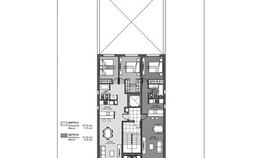 VENTA DEPTO 1 DORMIT C/BALCÓN FRENTE. MENDOZA 2800