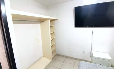 Departamento en renta semiamueblado en Toluquilla