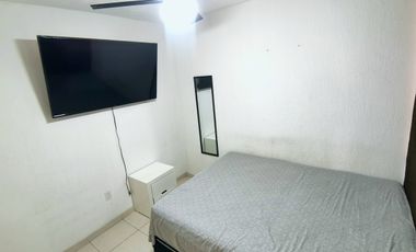 Departamento en renta semiamueblado en Toluquilla