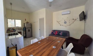 Villa con alberca a 3 calles de la playa en Chuburná Puerto