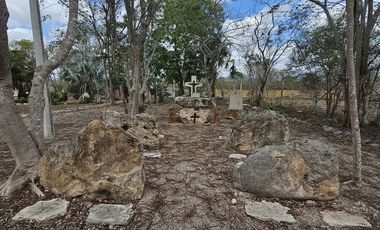 QUINTA EN VENTA CON 5.6 HECTAREAS Y CENOTE EN TEKAT YUCATAN