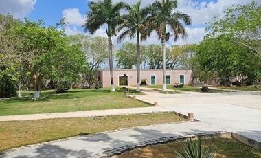 QUINTA EN VENTA CON 5.6 HECTAREAS Y CENOTE EN TEKAT YUCATAN