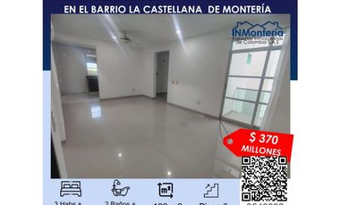 VENTA DE APARTAMENTO EN EL BARRIO LA CASTELLANA DE MONTERIA