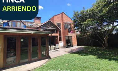 Finca en arriendo- Rionegro- Gualanday
