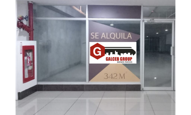 CENTRO COMERCIAL VILLA LUCRE / 342M / SOBRE VIA PRINCIPAL / PISO MEDIO