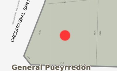 Lote en venta de 612m² en Sierra de los Padres. Sobre calle asfaltada. Vista.