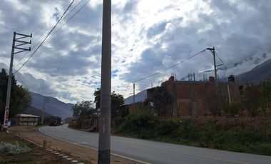 venta de terreno en avenida en santa maria del valle huanuco