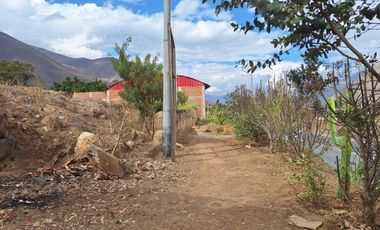 venta de terreno en avenida en santa maria del valle huanuco