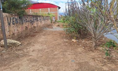 venta de terreno en avenida en santa maria del valle huanuco