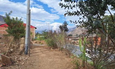 venta de terreno en avenida en santa maria del valle huanuco