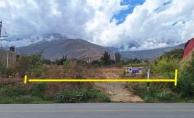 venta de terreno en avenida en santa maria del valle huanuco
