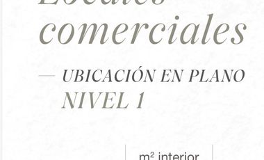 LOCALES EN VENTA - ZONA SAN JERONIMO