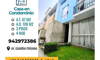 CHORRILLOS CASA EN VENTA en Condominio Privado