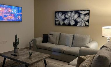 Puerta Real departamento AMUEBLADO Planta Baja cerca de planta Toyota