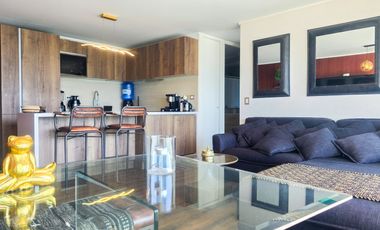 Amoblado 2 Dor. 2 Bñ. 1 Est. Moderno y disponible. Parque Arauco