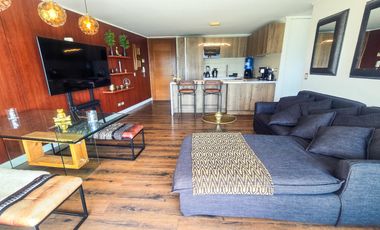 Amoblado 2 Dor. 2 Bñ. 1 Est. Moderno y disponible. Parque Arauco