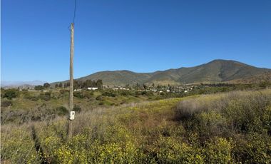 Se Vende Parcela 5080m2 con Luz y Agua de Riego, Las Cañas 2, Illapel