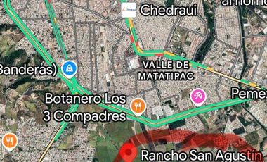 Rancho San Agustín Libramiento Tepic a Xalisco Nayarit Terreno Habitacional/Comercial