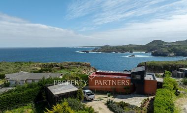 ¡Vive frente al mar con vista a acantilados escoceses en los Vilos, Región de Coquimbo!