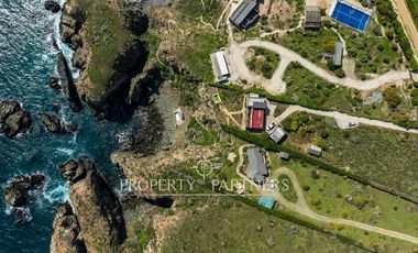 ¡Vive frente al mar con vista a acantilados escoceses en los Vilos, Región de Coquimbo!