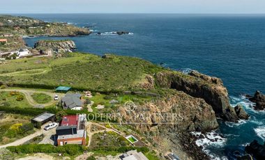 ¡Vive frente al mar con vista a acantilados escoceses en los Vilos, Región de Coquimbo!