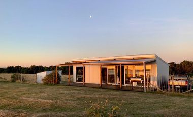 Terreno 1 hectárea Borde Desembocadura rio Maullin