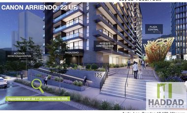 ARRIENDO DEPARTAMENTO 1D/1B E + ESTACIONAMIENTO Y BODEGA, EN NEOHAUS VITACURA.