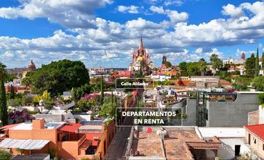 Departamento en Renta en Centro, San Miguel de Allende – Servicios incluidos