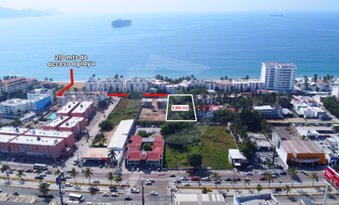Terreno en Venta en Salagua, Manzanillo a 215 mts de la Playa