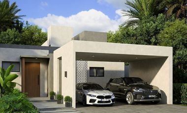 Residencia de lujo con 3 recámaras y alberca en Privada de Cholul