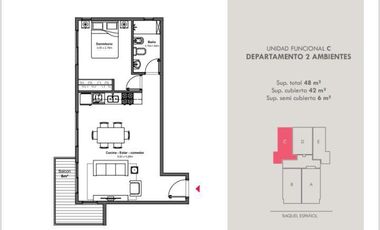 Departamento de dos ambientes en Venta en Wilde Centro