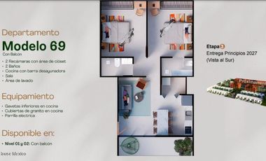 Departamento en Venta en  Diaz Orda, Mérida JL 25-85.