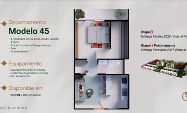 Departamento en Venta en  Diaz Orda, Mérida JL 25-85.