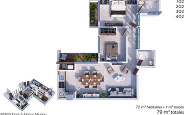 Departamento en Venta en Benito Juárez ,General Pedro Maria Anaya RT 25-1420.