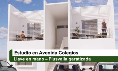 Moderno Estudio de 1 Recámara a Pasos de Av. Colegios – ¡Gran Oportunidad!