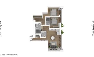 Departamento (proyecto)  en  Venta Alvaro Obregón - Alpes 25-1290JAS