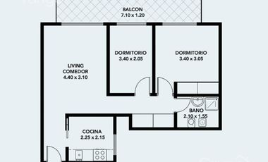 Venta Departamento Tres Ambientes Villa Crespo balcon corrido contrafrente cochera APTO CRÉDITO