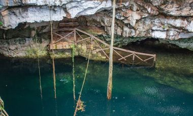 Hacienda de 300 ha y cenote privado, en venta en Tecoh