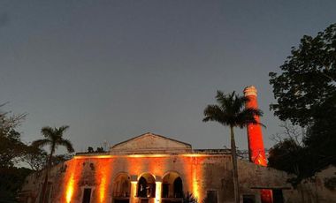 Hacienda de 300 ha y cenote privado, en venta en Tecoh
