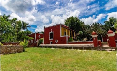 Hacienda de 300 ha y cenote privado, en venta en Tecoh
