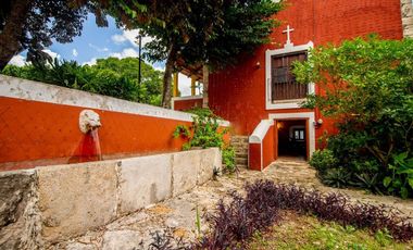 Hacienda de 300 ha y cenote privado, en venta en Tecoh