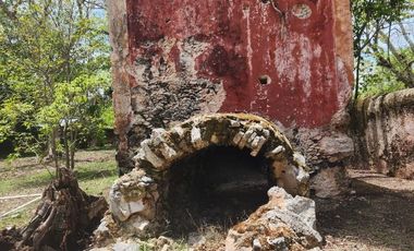 Hacienda de 300 ha y cenote privado, en venta en Tecoh