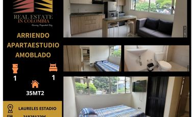 APARTAESTUDIO AMOBLADO EN ARRIENDO-CERCA DE LA 70